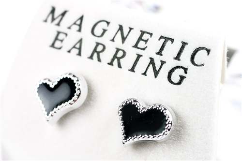 MAGNETIC EARRING / ME 012 ( UNEVEN HEART )